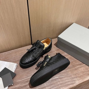 Zapatillas <span class=keywords><strong>de</strong></span> Lujo <span class=keywords><strong>de</strong></span> Alta Calidad para Hombre, Zapatos Casuales <span class=keywords><strong>de</strong></span> Cuero Genuino para Mujer, Marca GZ, Zapatos Deportivos <span class=keywords><strong>de</strong></span> Tenis, Mocasines con Cierre, Tallas 35-48 0017 - Product Image 4