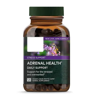 Veggie Ashwagandha with Rhodiola Rosea Capsules Adrenal And Cortisol Support Supplements