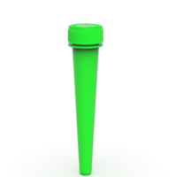 Tube conique en plastique de haute qualité de 100 mm avec bouchons à pression et à rotation, utilisé pour l'emballage alimentaire, bouteille en plastique