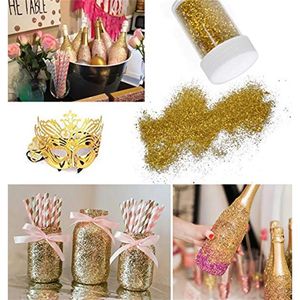 Polvo de Purpurina Gruesa Holográfica de Alta Calidad BABYSBREATH, Color Oro Rosa, 10 Colores, Efecto Linterna, Decoraciones Navideñas para Uñas de PET - Product Image 6