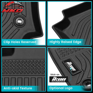 Tapis de sol toutes saisons pour Toyota RAV4 2019-2025, tapis moulés 3D, ensemble de 3 pièces, revêtement de remplacement robuste - Product Image 3