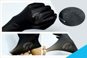 黒ヘビーデューティーニトリル手袋5ミル厚安全Guantes de <span class=keywords><strong>Nitrile</strong></span>マレーシア - Product Image 4