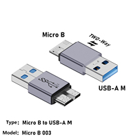 Adaptor B mikro, adaptor USB C ke mikro b konverter ke konektor changeover Tipe C UNTUK Samsung hard disk Note3/s5 hard drive eksternal