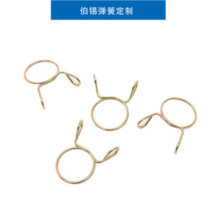Stainless Steel Double <b>Ear</b> Spring <b>Clip</b> Pipe Clamp Hardware Twist Type - Product Image 3