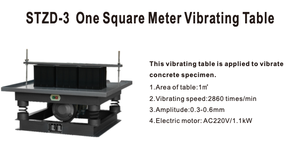 Tavola Vibrante da <span class=keywords><strong>Un</strong></span> <span class=keywords><strong>Metro</strong></span> Quadrato, Strumento Geotecnico <span class=keywords><strong>per</strong></span> Compattazione di Campioni di Calcestruzzo e Test di Densità - Product Image 2
