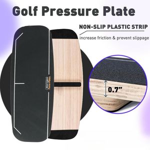 Entrenador de columpio de Golf, placa de presión, cambio de peso, tabla de equilibrio, entrenador de velocidad de Golf para fuerza y tempo para golpear el astillado - Product Image 3