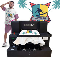 A3A4 Digital DTG Inkjet Printer otomatis Tshirt mesin cetak untuk garmen & pakaian DTG Tshirt mesin cetak
