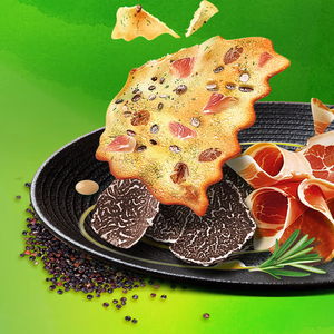 Bán buôn kỳ lạ bánh quy cà chua Húng Quế hương vị + đen Truffle ham hương vị kép hương vị soda bánh quy giòn 200 gam/túi - Product Image 6