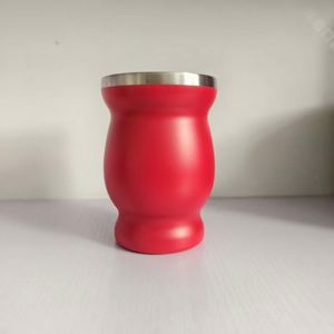 <b>Vacuum</b> Heat Preservation Curved Stainless Steel Mug <b>Portable</b> Small Wine Tumbler - Product Image 5