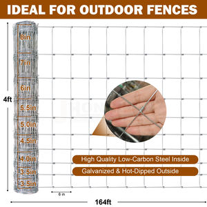 Valla <span class=keywords><strong>Perimetral</strong></span> Fija <span class=keywords><strong>para</strong></span> Granja de 4 pies y 5 pies, <span class=keywords><strong>Malla</strong></span> de Alambre Tejida Galvanizada <span class=keywords><strong>para</strong></span> Ovejas y Vacas, Valla <span class=keywords><strong>para</strong></span> Campo a <span class=keywords><strong>Precio</strong></span> de Fábrica - Product Image 2