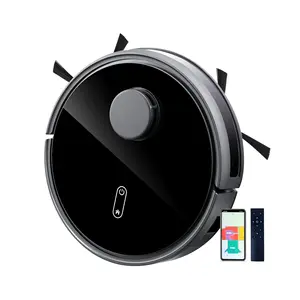 Smart WiFi App Controlled Automatic LDS Robot Vacuum Cleaner Self-Charging and Mopping Capabilities for Efficient Smart Sweep