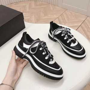 2026 New Top Quality Famous Fashionable Fashion Designer Luxury <b>Shoes</b> White and Black Popular Causal Trendy <b>Shoes</b> Sneakers - Product Image 1
