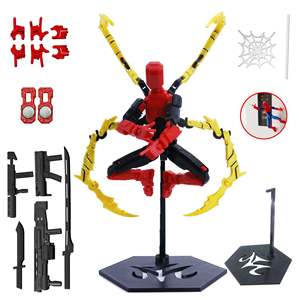 Araignée Action Assemblage 3D Imprimé En Plastique Mobile Figure Modèle Collection Décoration De Bureau Jouet - Product Image 2