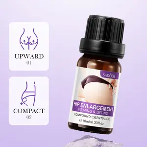 Private Label SADOER Prevent Sagging Hip Up Enlargement Oil Lifting Tightening Butt Massage Oil