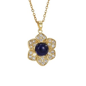 Collar de eslabones de cobre de estilo coreano japonés de moda Vintage para mujer colgante que cambia de Color sensible a la temperatura de lujo de 20 pulgadas - Product Image 4