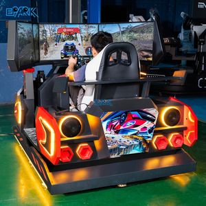 Simulador <span class=keywords><strong>de</strong></span> Juegos <span class=keywords><strong>de</strong></span> Realidad Virtual, Máquina Avanzada <span class=keywords><strong>de</strong></span> Detección <span class=keywords><strong>de</strong></span> Movimiento, Tres Pantallas, Seis Ejes, Coche <span class=keywords><strong>de</strong></span> Carreras con Derrape, Fibra <span class=keywords><strong>de</strong></span> Vidrio y Metal, Uso Público - Product Image 5