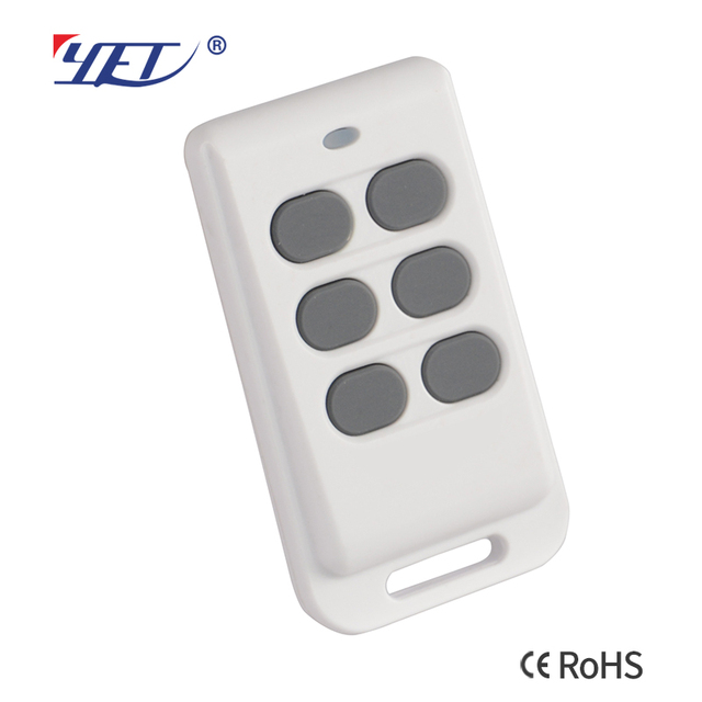 YET2208 433mhz 6 Keys Wireless RF Remote Control Rolling Hopping Code for Sliding Swing Gate Rolling Shutter Door Motor Opener