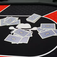 Jeu de cartes de poker en plastique blanc imperméable de haute qualité, imprimé sur mesure avec logo personnalisé, taille personnalisée, MOQ 1000 pièces pour jeux de cartes