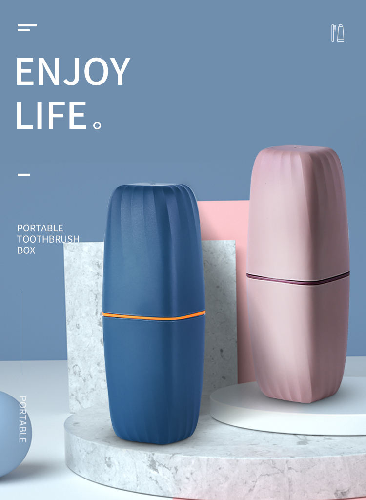 Tragbarer Reise-Organizer - Zahnbürsten & Zahnpasta Halter Für Unterwegs