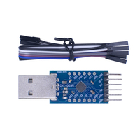 BSSY)CP2104 Convertisseur série USB 2.0 vers TTL UART 6PIN, module STC PRGMR, remplace 2102 avec câbles