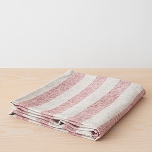 Tovaglie Rettangolari in <span class=keywords><strong>Lino</strong></span> con Strisce Bianche e Rosse per Eventi, <span class=keywords><strong>Tovaglia</strong></span> in <span class=keywords><strong>Lino</strong></span> per Matrimoni, Nuovo Design Professionale - Product Image 4