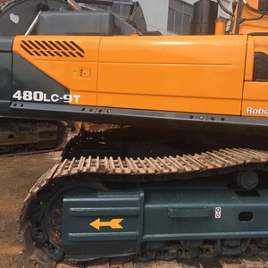 รถขุดไฮดรอลิก HYUNDAI 480LC-9T สีส้ม-ดำ พร้อมห้องโดยสาร ระบบไฮดรอลิกสำหรับงานหนัก อุปกรณ์ก่อสร้าง - Product Image 2
