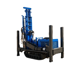 Foreuse pneumatique portative sur chenilles pour puits <span class=keywords><strong>d</strong></span>'eau, équipement de <span class=keywords><strong>forage</strong></span> de 300 m de profondeur, foreuse DTH pour mines à vendre - Product Image 1