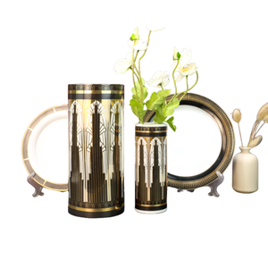 Vase en porcelaine à fleurs de luxe Kim Lai de taille personnalisée-Décoration intérieure élégante, centre de table et présentoir de restaurant - Product Image 1