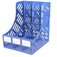 Organizador de Archivos de Escritorio A4, Soporte para Documentos de Plástico Grueso, Caja de Almacenamiento de Archivos Minimalista, Venta al Por Mayor