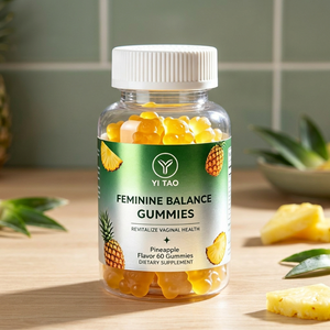 Gummies Équilibre Féminin, Saveur Ananas, 60 Gummies, Complément Alimentaire pour la Santé Hormonale et le Bien-être des Femmes. - Product Image 1