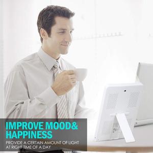 GQ-L1 <span class=keywords><strong>LED</strong></span> ánh sáng ban ngày trị liệu đèn với 90 cảm ứng chuyển đổi 10000lux cho phòng ngủ buồn tâm trạng làm bằng nhựa 50000 giờ tuổi thọ - Product Image 5