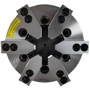 Mandrin de <span class=keywords><strong>tour</strong></span> à 6 mâchoires, mandrin hydraulique à trou traversant <span class=keywords><strong>pour</strong></span> machine CNC, mandrin de puissance <span class=keywords><strong>pour</strong></span> <span class=keywords><strong>tour</strong></span> à <span class=keywords><strong>bois</strong></span> - Product Image 1