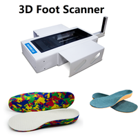 Appareil d'analyse digitale 3D du pied, scanner 3D du pied, machines de numérisation du pied, capture des mesures détaillées du pied