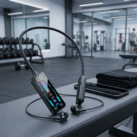 Écouteurs intra-auriculaires élégants avec affichage numérique et commande tactile, Bluetooth 5.4, pour la course, les trajets quotidiens et l'usage quotidien (vente en gros)
