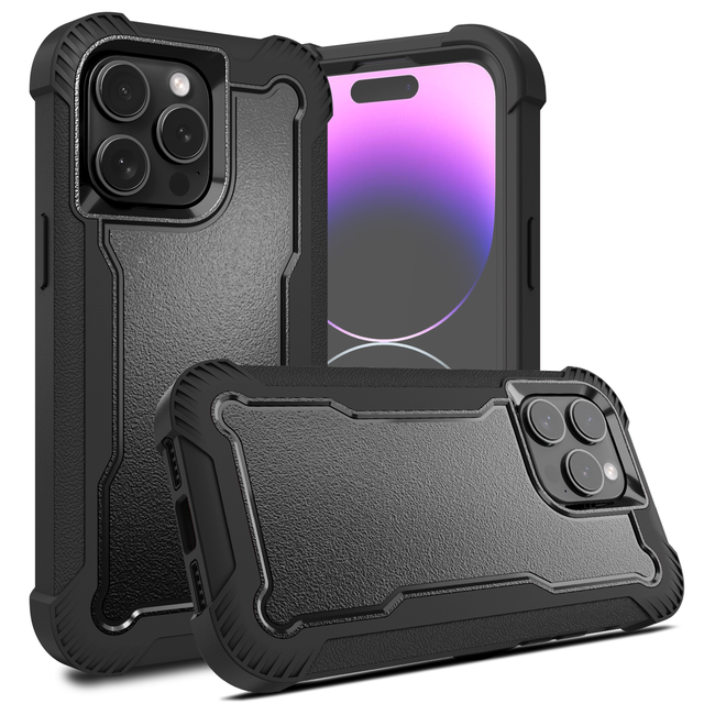 2024 High Shockproof 3-in-1 Mobile Phone Case Thick TPU Design for iPhone 11 12 13 14 15 Pro Max 6 7 8 Plus XS XR Back Cover