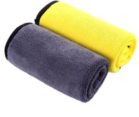 2026 New Multiple Color Premium Quality Strong Absorption Woven Car Cleaning Towel Quick Drying Microfiber 40x60cm