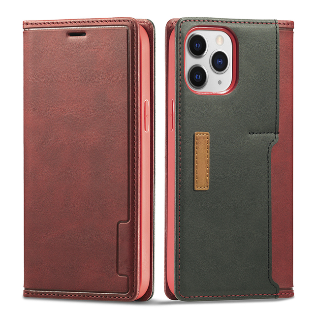 OEM/ODM Leather Flip Phone case Business Flip Wallet Phone case Leather Flip Phone Cover