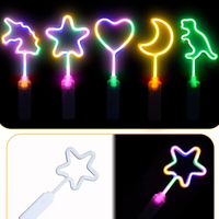 Firmen-Werbegeschenke 10 Zoll LED-Stern-Neonlichtstreifen für Halloween, Erntedankfest, Neujahr, Weihnachten Leuchtende Spielzeuge