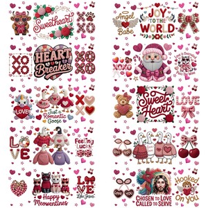 Offre Spéciale Saint-Valentin : Transferts UV DTF Personnalisés en Gros pour Gobelets – Faciles à Décoller, 16 et 24 Oz - Product Image 4