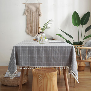 <span class=keywords><strong>Tovaglia</strong></span> rettangolare geometrica per tavolino da caffè in <span class=keywords><strong>pizzo</strong></span> Jacquard in cotone <span class=keywords><strong>e</strong></span> <span class=keywords><strong>lino</strong></span> Jacquard in stile americano - Product Image 1