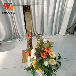 SMOOTH New Gold Metal <b>Flower</b> Table <b>Support</b> Stand Wedding Table Centerpiece Decoration - Product Image 2