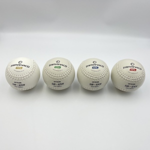 Palla da softball bianca da 12 pollici SB-120I, codice articolo 0222, attrezzatura da allenamento più venduta, softball personalizzabile con logo e nucleo PK. - Product Image 4