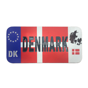 <span class=keywords><strong>Scandinave</strong></span> personnalisé conçu Danemark <span class=keywords><strong>drapeau</strong></span> couronne 3D polyrésine et métal réfrigérateur aimant Souvenir et cadeau pour les touristes - Product Image 2