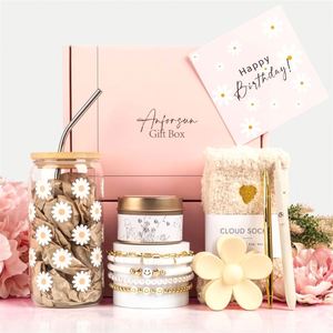 Scented Candle <b>Gift</b> Set - Natural Soy Wax Aromatherapy Candles in Glass Jar with Elegant Packaging for Birthday - Product Image 4