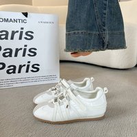 Baskets en PU gaufré à multiples sangles pour femme, style rétro décontracté, à lacets, semelle en caoutchouc, logo personnalisé, vente en gros OEM