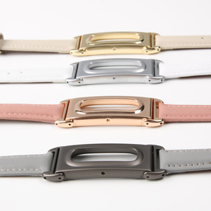 สายนาฬิกาโลหะหุ้มหนังแท้จากโรงงาน Upro สำหรับ Google Fitbit Air ผู้หญิง สายรัดข้อมือสมาร์ทวอทช์ - Product Image 6