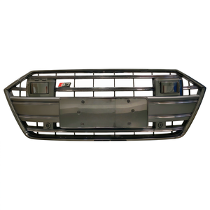 Calandre ronde en chrome et maille noire, accessoire de voiture pour <span class=keywords><strong>Audi</strong></span> A7 et <span class=keywords><strong>S7</strong></span>, modèle C8 <span class=keywords><strong>s7</strong></span>, 2019, 2020, <span class=keywords><strong>2021</strong></span>, 2022 - Product Image 1