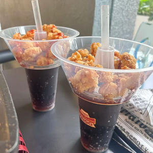 ชุด 40 ชุด 2 in 1 ชามขนม 700 มล. และแก้วพลาสติก 500 มล. สำหรับอาหารและเครื่องดื่มแบบนำกลับบ้าน พร้อมขนมปังทอดรูปนิ้วโป้ง - Product Image 2