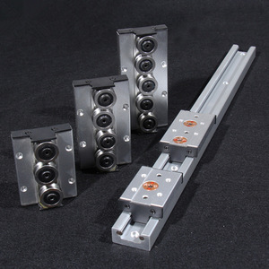 Kit de Rieles de Guía de Doble Eje de Aleación de Aluminio 6063 de Grado de Precisión para Puertas Correderas de Máquinas Herramienta - Product Image 1
