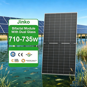 Panneaux solaires JinKO : Prix du module PV bifacial de type N JKM710-735N-66HL5-BDV 710W 715W 720W 725W 730W 735W pour base en zone de marais <span class=keywords><strong>c</strong></span>ôtée. - Product Image 1